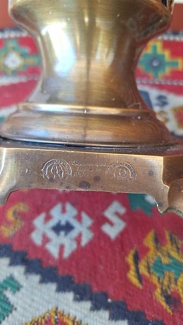 somavar: Antik mis samovar.Dəst 5 litr samovar.350 manat - Material: qalın — 2