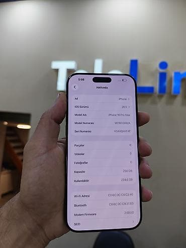 ipad 6 plus: IPhone 16 Pro Max, Zəmanət, Simsiz şarj, Face ID — 3