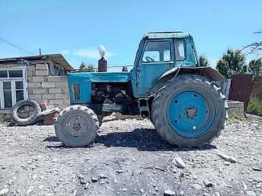 radiato: Traktor MTZ (Belarus) tipli, mavi rəngli, kabinəli. Texniki — 3