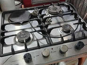 Qarışıq sobası Stolüstü, 4 gözlü