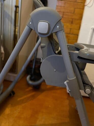 Столы для кормления: Kidilo uşaq yemək stulu - Rəng: boz - Tənzimlənən bel dayağı və — 8