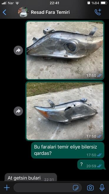 işlənmiş oturacaqlar: 2 ededdir — 2