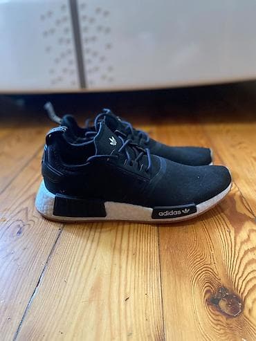 Мужская обувь: Adidas Originals NMD R1 kişi idman ayaqqabısı - Rəng: qara üst, ağ — 4