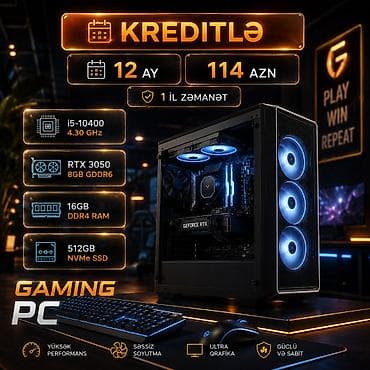 geymer: Gaming PC – | i5-10400 4.30 GHZ | RTX 3050 8GB | 16GB RAM | 512 GB | — 1