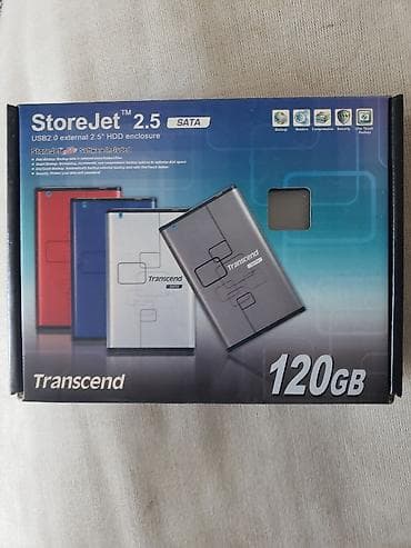 mac mini: Transcend StoreJet 2.5" (SATA) xarici HDD - Tutum: 120 GB - — 1