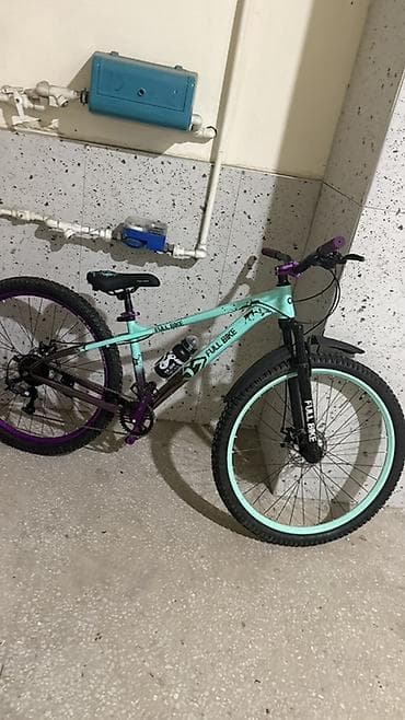 cube velo: FULL BIKE dağ velosipedi - Çərçivə: yüngül alaşımlı, mint-yaşıl — 3