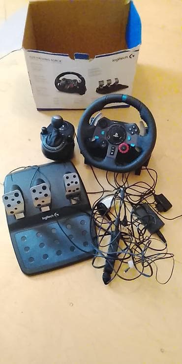 logitech shifter: Logitech G29 Driving Force yarış sükanı dəsti - Model: Logitech G29 — 3