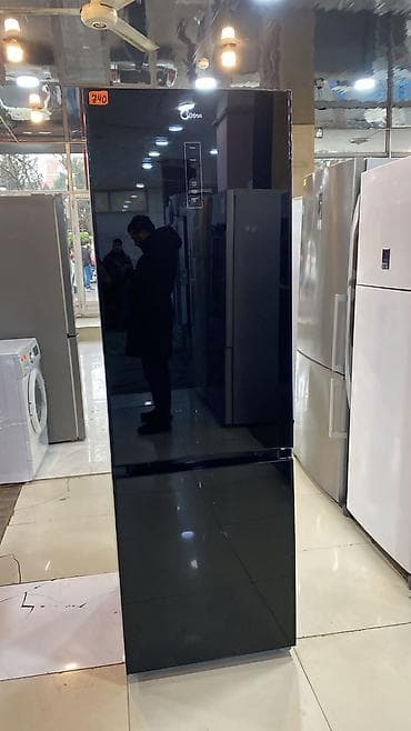 Duxovkalar: 2 qapılı Midea Soyuducu Satılır, rəng - Qara — 1