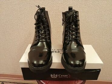 qiz ucun botlar: Ölçü: 40, rəng - Qara, Yeni — 6