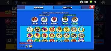 gen: Brawl Stars hesabı – Rozet və Sprey kolleksiyası - Oyun daxili — 2