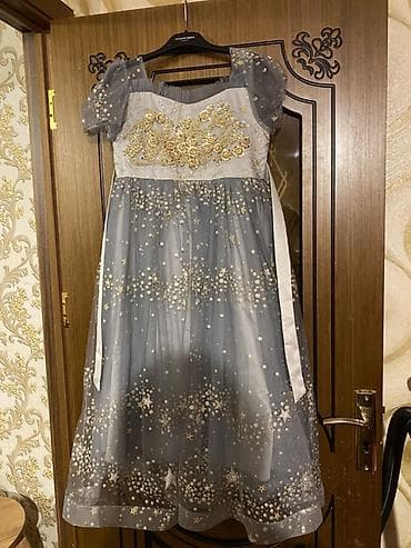 usag donu: Məhsul: Qız uşaqları üçün zərif ziyafət/gecə paltarı - Rəng: Açıq — 2