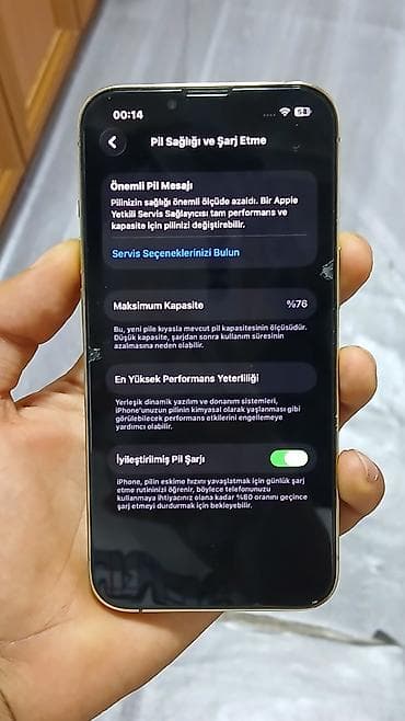 IPhone 13 Pro, 256 GB, Qızılı, Zəmanət, Kredit, Simsiz şarj — 2