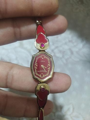 rus saatlari: Qol saatı, Chayka, rəng - Qızılı — 1