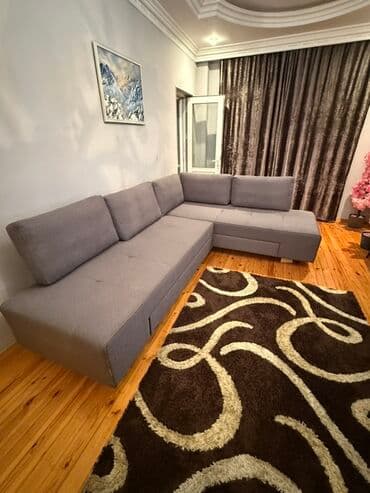 mətbəxt künc divan: Künc divan, İşlənmiş, Açılan, Bazasız, Parça, Çatdırılma yoxdur — 1