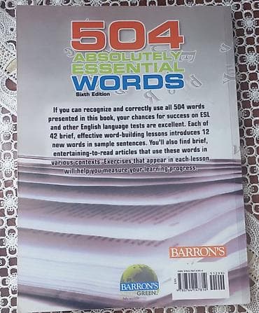 Məhsul: 504 Absolutely Essential Words (Sixth Edition) – Barron’s — 2
