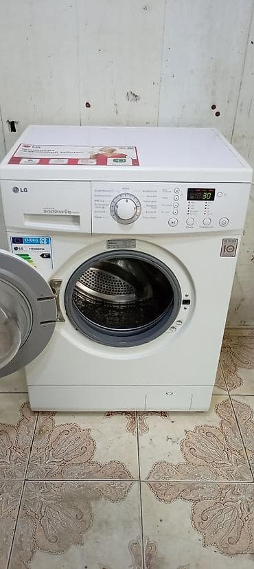 Paltaryuyan maşın LG, 6 kq, İşlənmiş, Avtomat, Qurutma var, Ödənişli çatdırılma lalafo.az -da Paltaryuyan maşın LG, 6 kq, İşlənmiş, Avtomat, Qurutma var, Ödənişli çatdırılma
