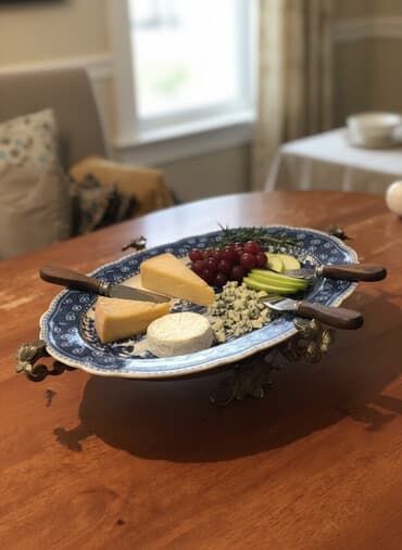 Tort və şiriniyyat qabı, rəng - Mavi