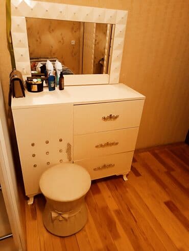 односпальная кровать: 2 односпальные кровати, Шкаф, Трюмо, 2 тумбы, Азербайджан, Б/у — 4