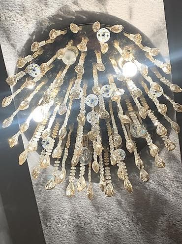 lyustra: Çılçıraq, 5 lampa, Xrustal — 2