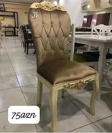 Qonaq otağı üçün, Yeni, Qatlanmayan, Stul