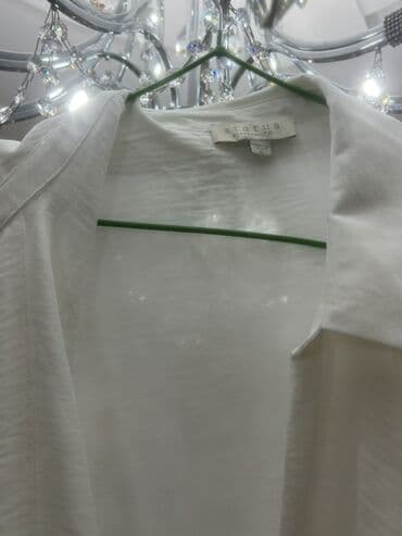 uzun paltarlar: Brend: Status by C. Tenaud Model: Ağ qadın bluzası - Rəng: Saf ağ — 2