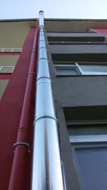 temper şüşə satışı: Binaların xarici divarları boyunca quraşdırıla bilən metal baca. Bu — 3