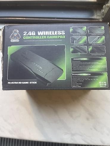 ssd har disk: 2.4g Wireless Controller gamepad də taxilir yalniz retro oyunlar var — 1