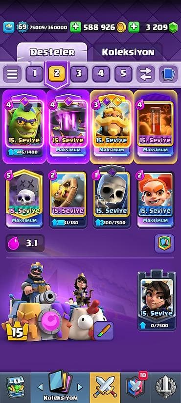 760 prob nedir: 70 seviyye hesabdir Kahraman mini pekka, şovalye var ve 3 cü de — 7