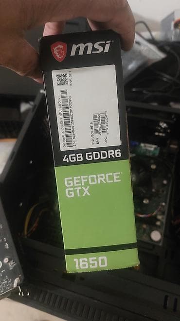 macbook 12: Videokart MSI GeForce GTX 1650, 4 GB — 6