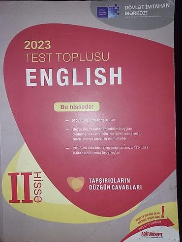 array informatika pdf: İngilis dili Testlər 11-ci sinif, DİM, 2-ci hissə, 2023 il — 1