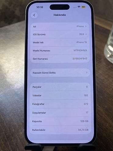 apple ipad 13: IPhone 15, 128 GB, Ağ, Simsiz şarj — 7
