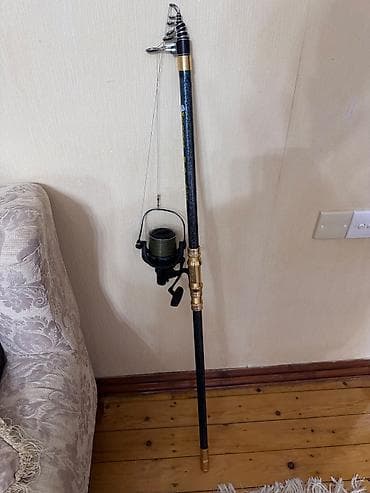 Охота и рыбалка: Balıqçılıq üçün 2 ədəd spininq dəsti 1) Dəst 1 - Qamış: Shimano — 4