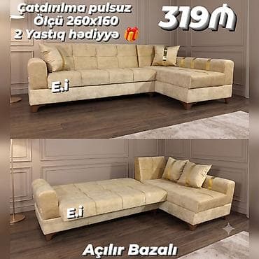 kitab dolablari: Künc divan, Yeni, Açılan — 1