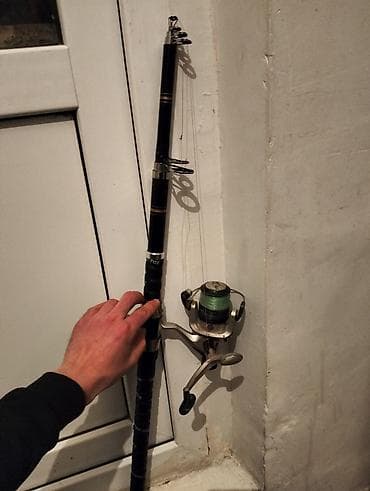 İdman çantaları: Teleskopik balıq tutma dəsti - Qarmaq: Teleskopik konstruksiyalı — 6