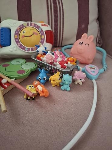 pişikli oyunlar: Uşaq oyuncaqları dəsti - Fisher-Price interaktiv saat/oynaq — 3