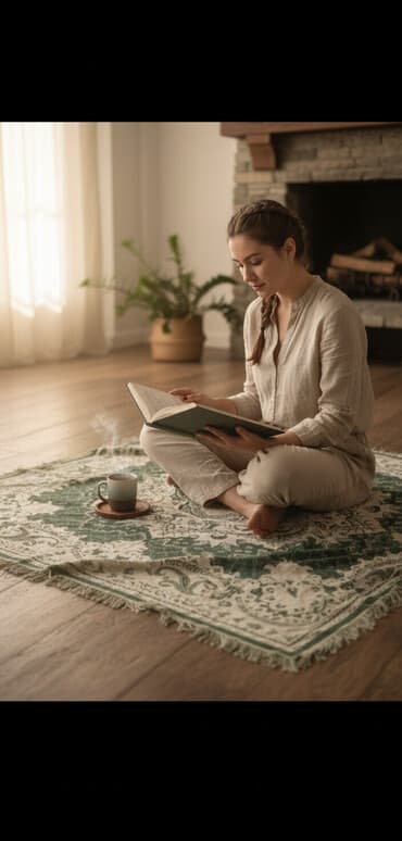 Keçmişin keyfiyyetli qalin saçaqli süfresi šekilde rengi solğun dûşüb