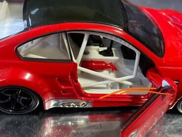 Əntiq saatlar: Коллекционная модель BMW M3 E92 GT2 Red 2009 UNI Fortune Scale 1:32 — 8