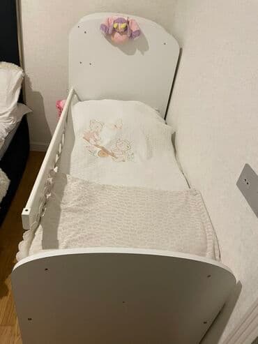 2 mərtəbəli çarpayı: Oğlan və qız üçün, Dördbucaq, Beşik, Dəstsiz, Matrassız, Yellənmə mexanizm ilə — 5