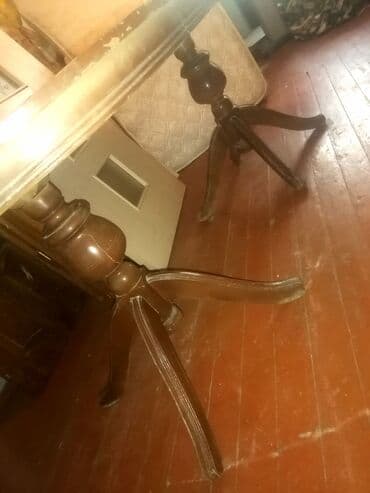 круглый стол на заказ: Qonaq masası, İşlənmiş, Açılmayan, Taxta, Oval masa — 5