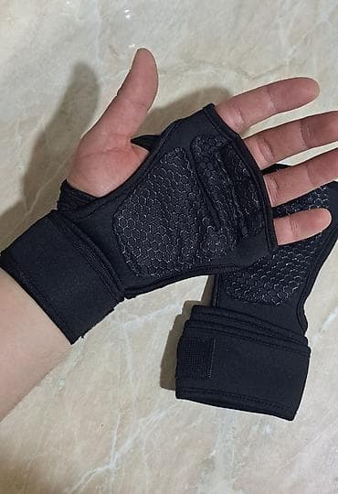 Перчатки: Fitness/Qimət məşqləri üçün barmaq uclu idman əlcəkləri (1 cüt) - — 1