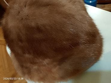 Головные уборы: Norka xəz papaq - Model: klassik dairəvi kəsim, yumşaq aşağı enişli — 2