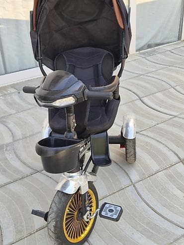 velo skuter: Uşaq üçün 3 təkərli velosiped-araba - Rahat oturacaq: yumşaq — 4