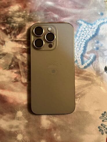 ucuz iphone 15: IPhone 15 Pro, 256 GB, Natural Titanium, Face ID — 2