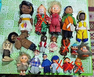 rubil manat: Kolleksiya üçün müxtəlif kuklalar dəsti - Ümumi komplekt: müxtəlif — 1