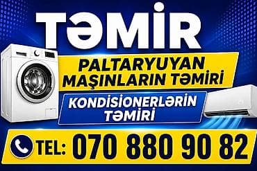 Xidmət: Paltaryuyan maşınların və kondisionerlərin təmiri - Məişət lalafo.az -da Xidmət: Paltaryuyan maşınların və kondisionerlərin təmiri - Məişət