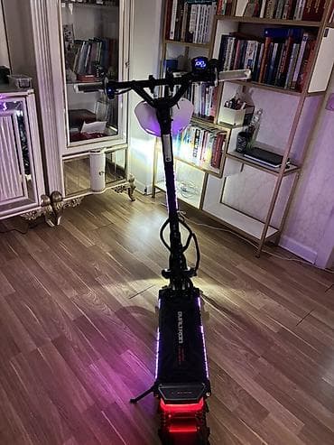 Elektrik nəqliyyatı: Dualtron elektrik skuter - Güclü ikiqat amortizasiya sistemi və iri — 3