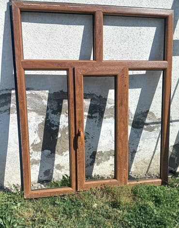 оконные рамы бу: İşlenmi̇ş plasti̇k pəncərələr. 
120x160=100 man — 9