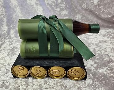 Vazalar: Hədiyyə kompozisiyası – “Tank” temalı içki seti - Tərkib: bir şüşə — 1