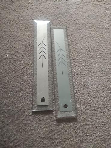 Строительные леса: Стёкла для люстры Şüşə dekor panelləri (naxışlı zolaqlar) - Material — 2