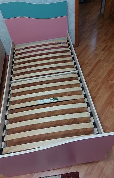 embawood tek yataq: Oğlan və qız üçün, İşlənmiş, Çarpayı, Bazasız, Matrassız, Siyirməsiz — 2